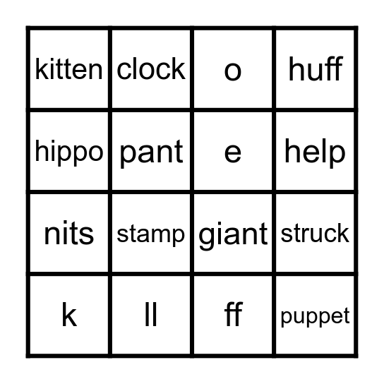 Purple Bingo 1 Bingo Card