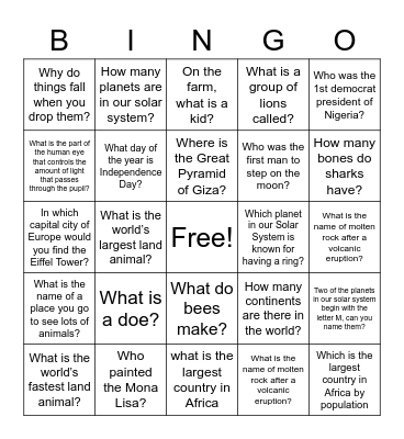 FMDQ-Next Bingo Card