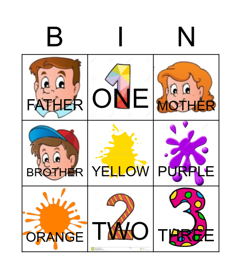 Family :) Bingo Card