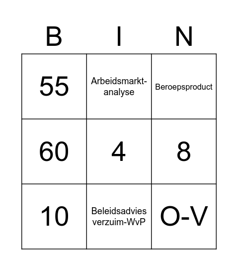 OERRRRR COOLE BINGO Card