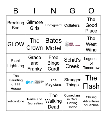 Binge-Worthy Watching Bingo Card