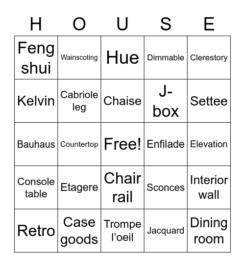 McKell Design Bingo Card