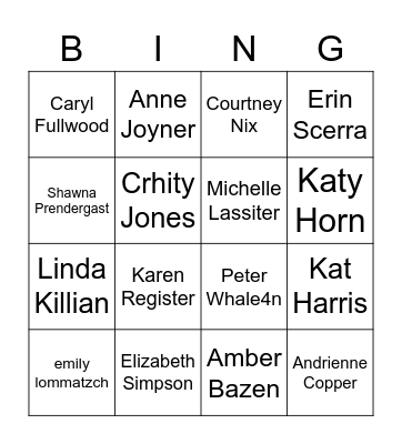 Cougar Fun Facts Bingo Card