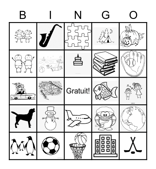 Get to know you bingo Card