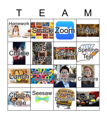 Orientation Bingo Card