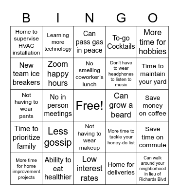 GRATITUDE BINGO Card