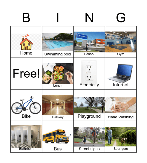 Safety BINGO Card