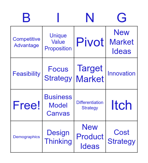 Mgmt 443 BINGO Card