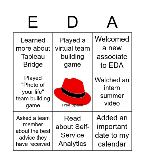 EDA CONNECTOR Bingo Card