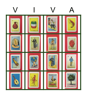 ¡¡VIVA MÉXICO!! Bingo Card