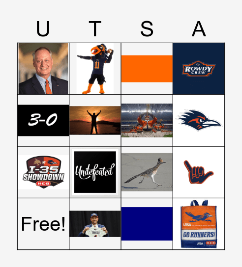 Rowdy Loteria Bingo Card