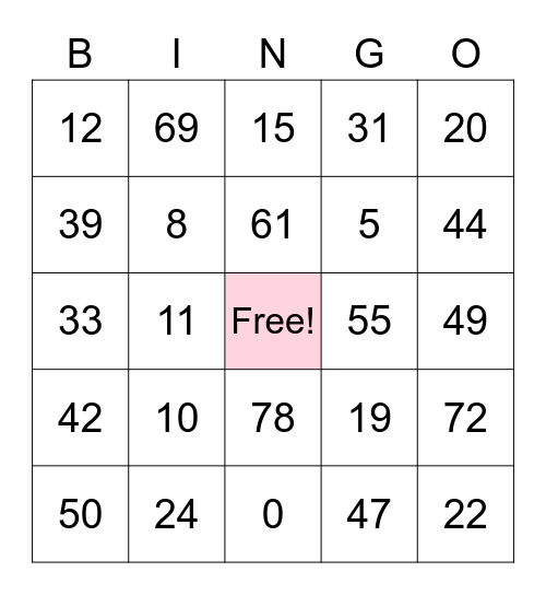 PRINCESS TIONA DAY! Bingo Card