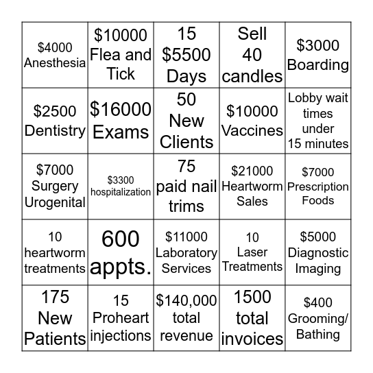 BLAH BINGO Card