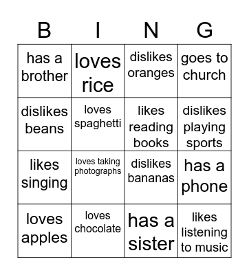 Find Someone Who... Bingo Card