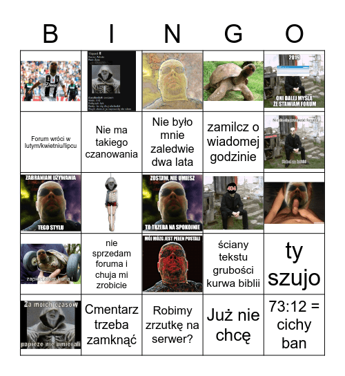 Tiquell Bingo Card