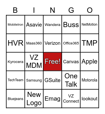 San Diego B2B Virtual Bingo Card