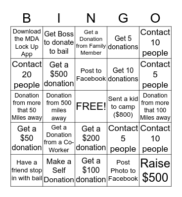 JAILHOUSE BINGO Card