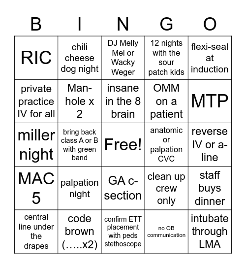 A hillbilly, southern baptist, and 2 Coloradans walk into a bar Bingo Card