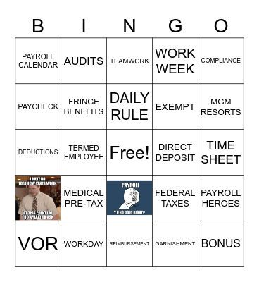 NPW 2020 Bingo Card