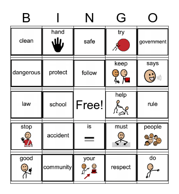 September Vocabulary-Intermediate Bingo Card