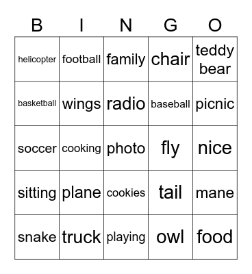 P2 Bingo for Friday :) Bingo Card