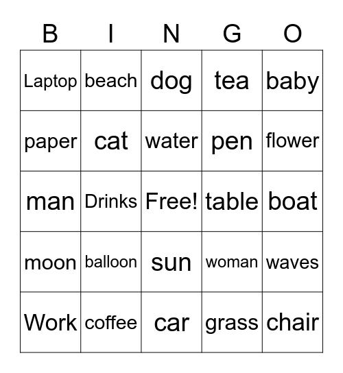 Random Bingo Card