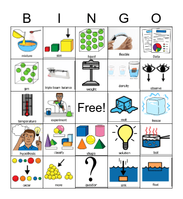 Weeks 1-3 Review Bingo Card