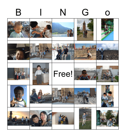 Casper family Bingo Card