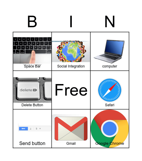 Computer Review Bingo Card