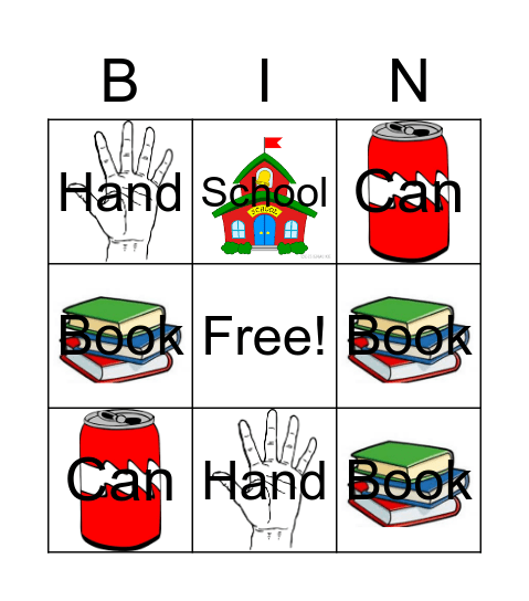 Sight Words 1 Bingo Card