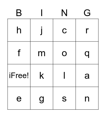 STAR Bingo! Bingo Card