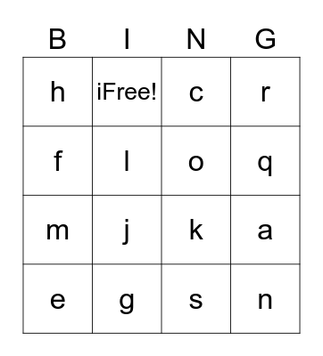 STAR Bingo! Bingo Card