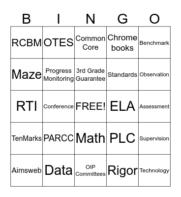 Firebird Bingo Card