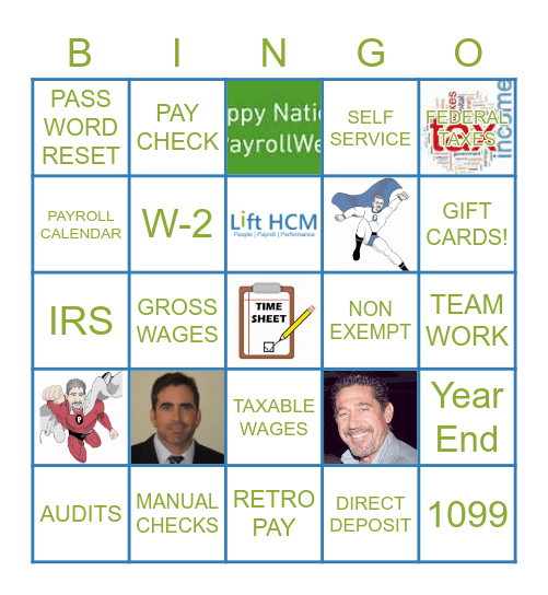 National Payroll Week - Payroll Bingo! Bingo Card