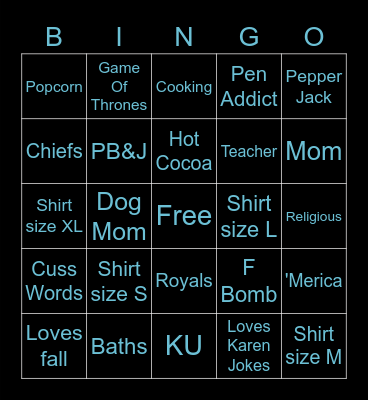 Graphix fairy bingo Card