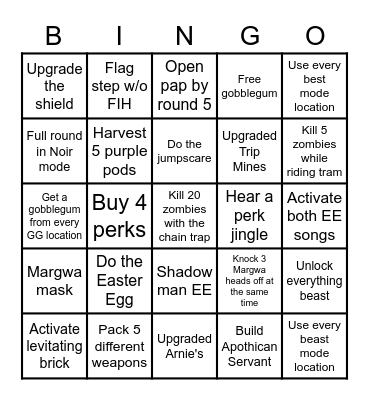 SOE BINGO! Bingo Card