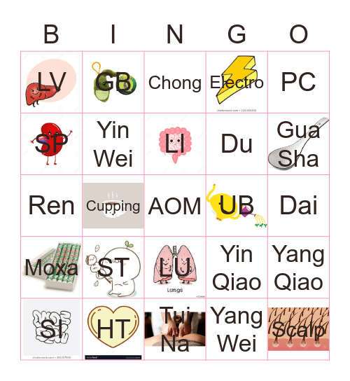 AOM Virtual Picnic 2020 Bingo Card