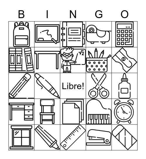 Sac à dos Bingo Card