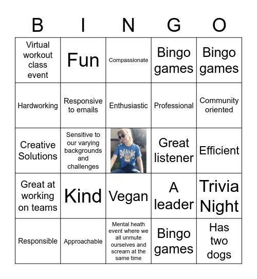 Vote Ansley for Section 3/4 Rep Bingo Card