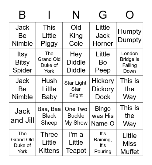 bingo caller rhymes