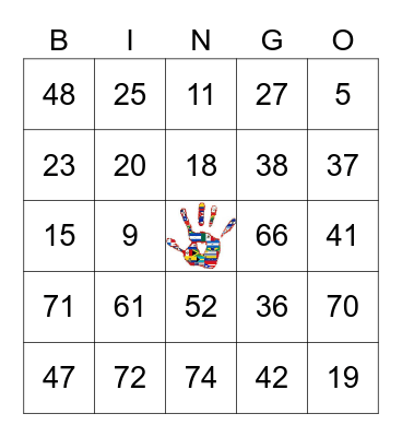 Spanish Heritage Month Bingo Card