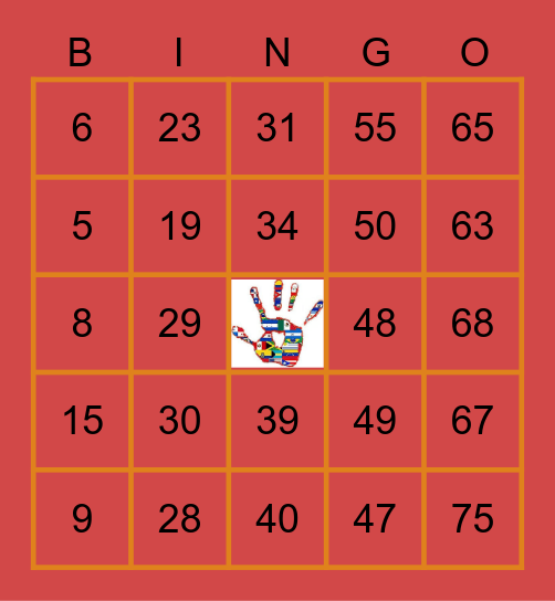 Spanish Heritage Month Bingo Card