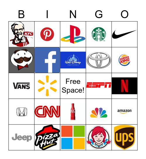 Logos Bingo Card