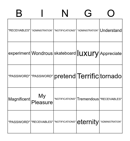 P.I. BINGO - Release Education Edition, part 2! Bingo Card