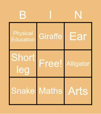 Spelling bee practice Bingo Card