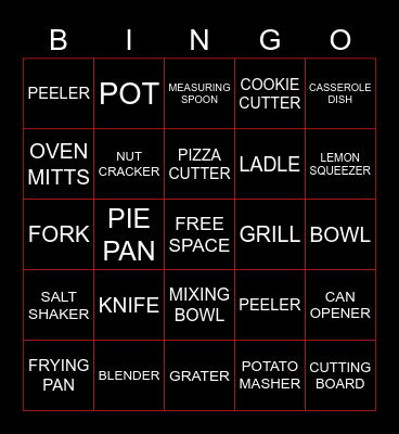 HHIS TLE BINGO Card