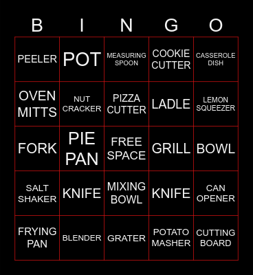HHIS TLE BINGO Card