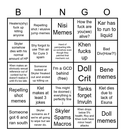 Neil Breen's official Fanclub(Ultimate) Bingo Card