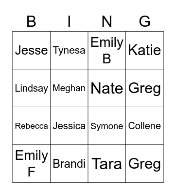 Throw back High School Bingo! Bingo Card