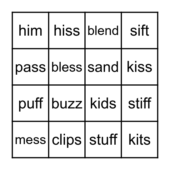 CKLA Unit 1 Lessons 1-11 Bingo Card